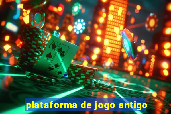 plataforma de jogo antigo